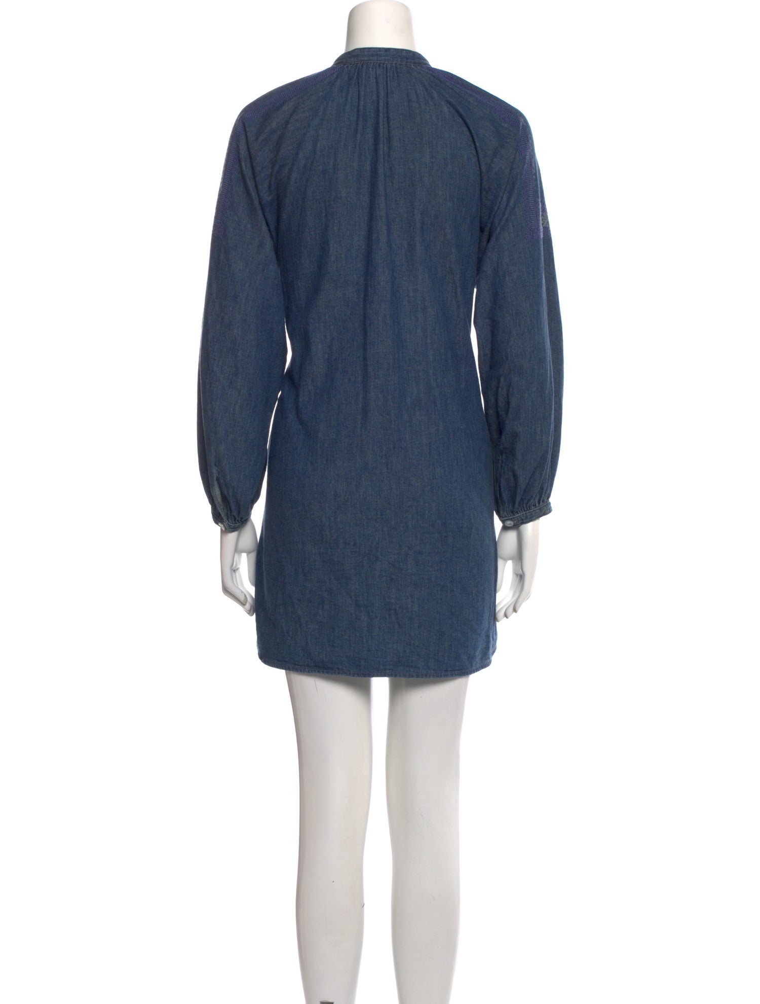 Celine Mock Neck Mini Dress